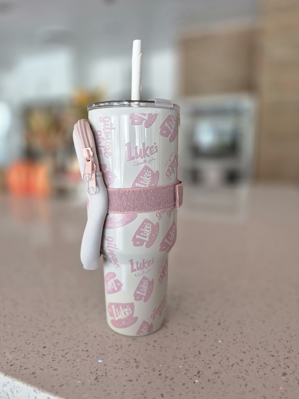 Gilmore Girls Pink Lukes Tumbler